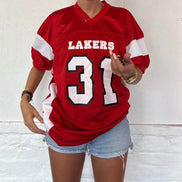 Vintage American Football Jersey Top- M