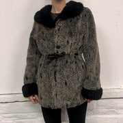 Vintage Faux Fur Coat-S/M