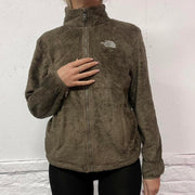 Women’s The North Face Brown Fluffy Fleece- M
