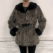 Vintage Faux Fur Coat-S/M