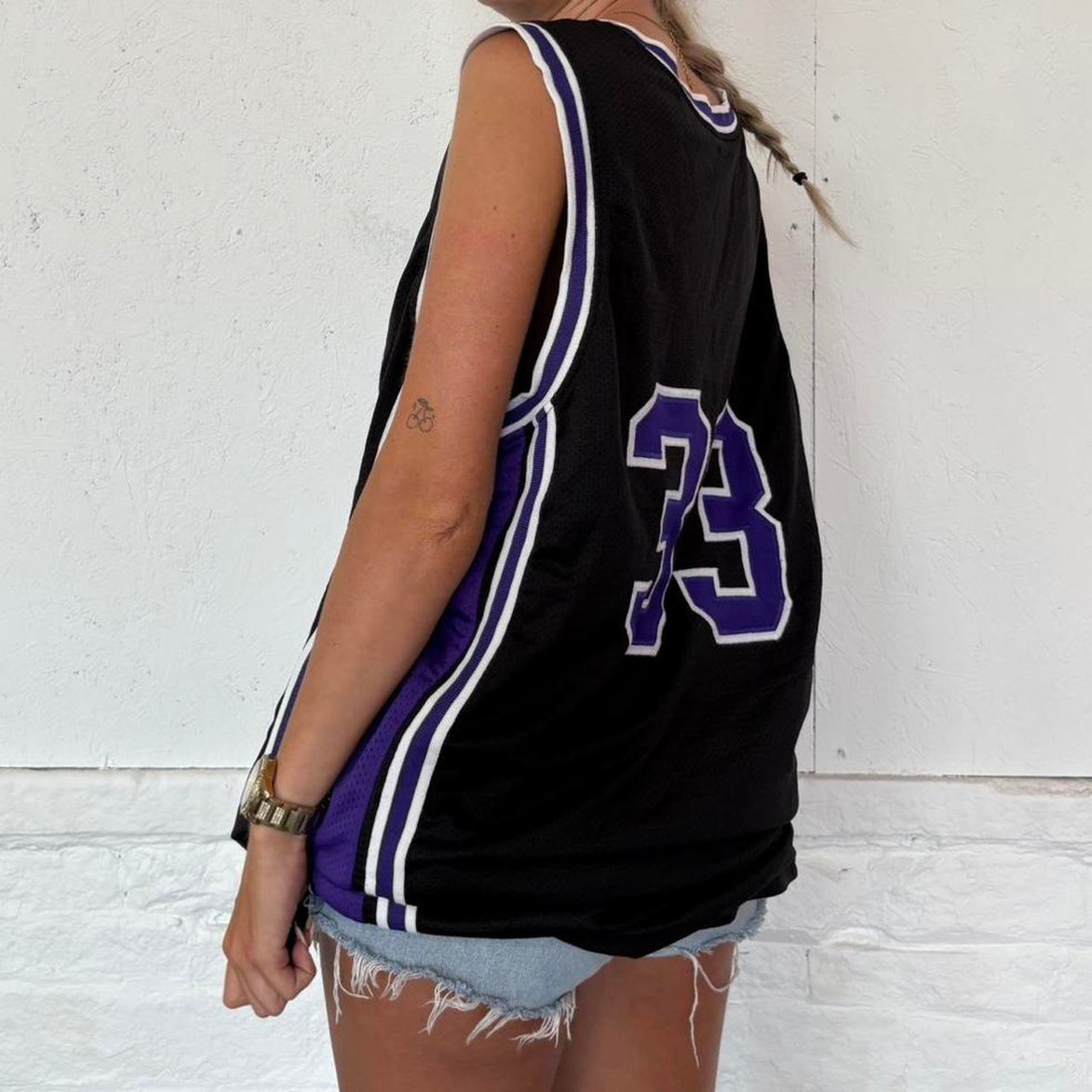 Vintage Basketball Jersey Top- XL