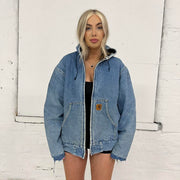 Lined Denim Carhartt Jacket - XL