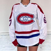 Vintage Reebok NHL Montreal Canadians Jersey - L