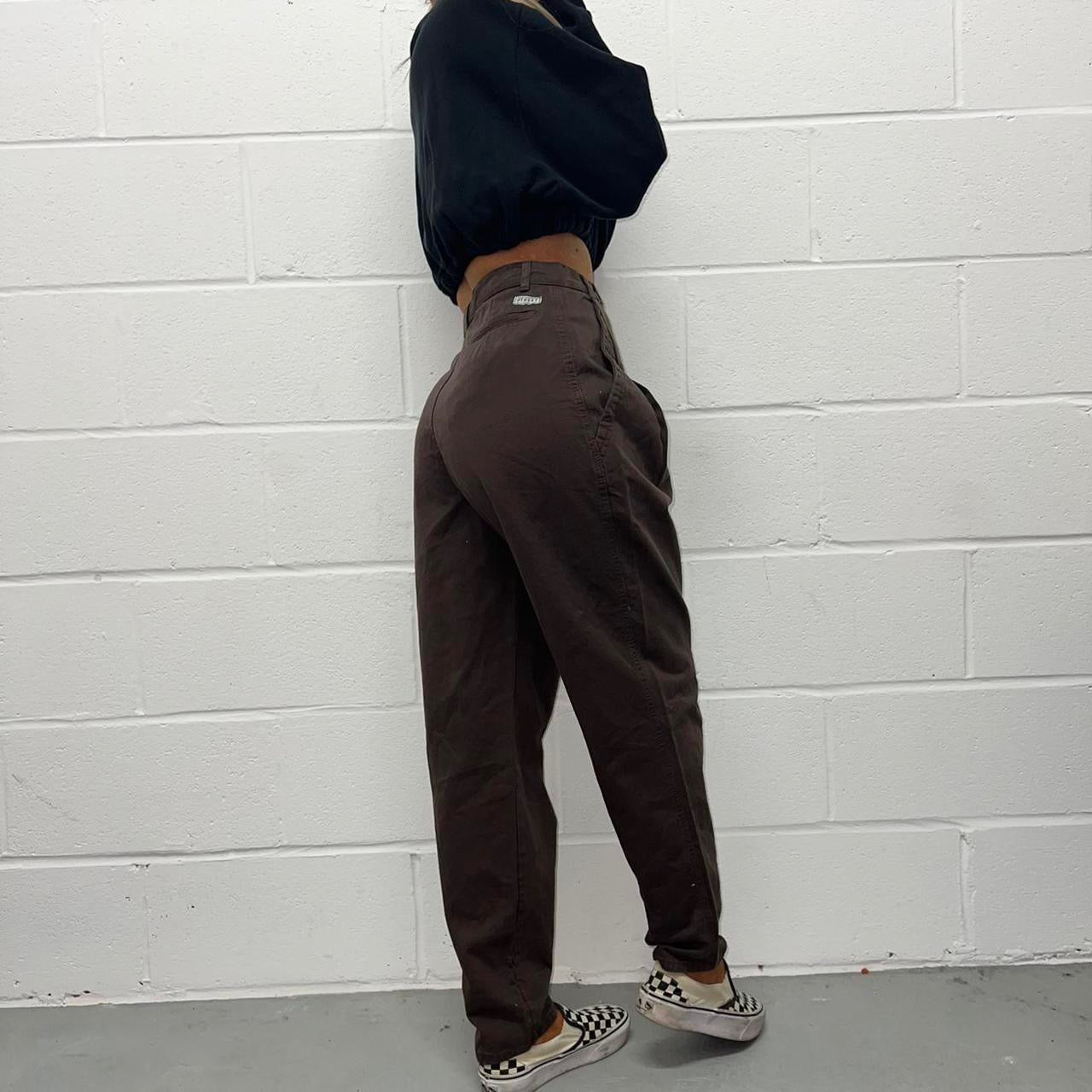 Brown High Waisted Vintage Jeans