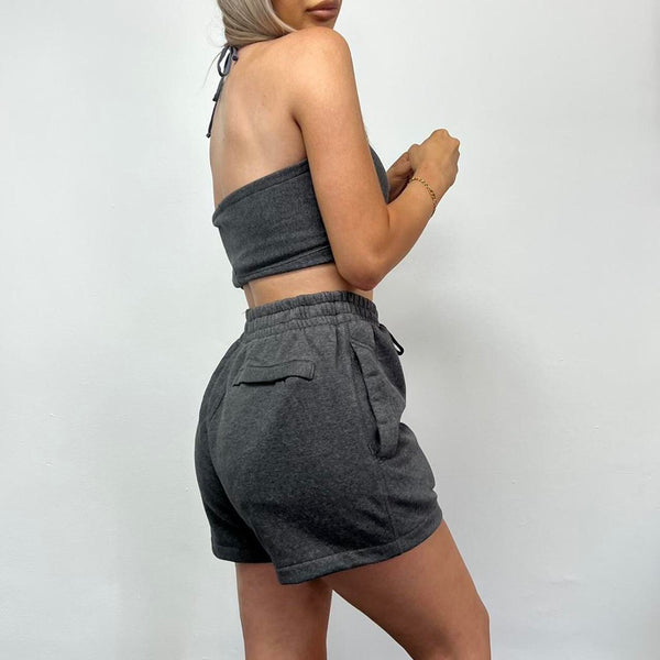 Jogger Shorts and Halter Top - S/M