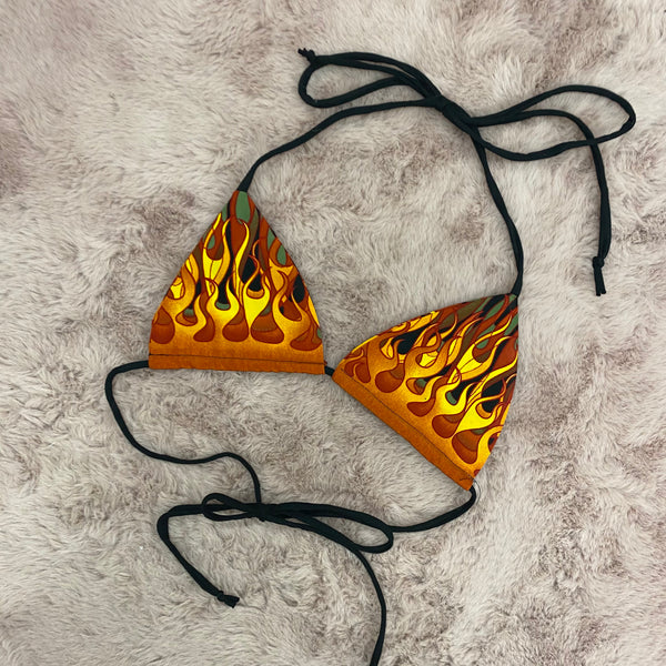 Reworked 90’s Flame Bralet - XS